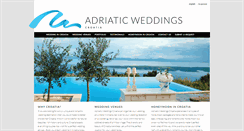Desktop Screenshot of adriaticweddings-croatia.com